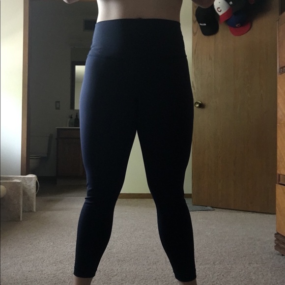 Lululemon Leggings - Navy High Rise - Picture 2 of 3